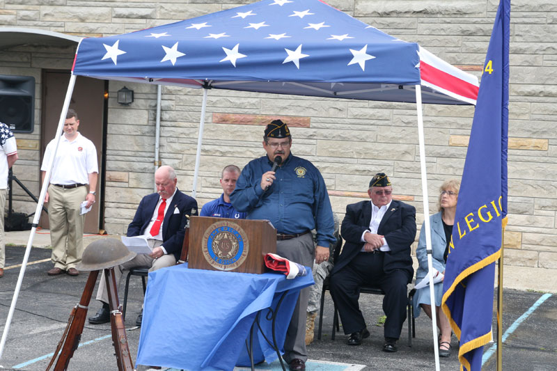 Random Rippling - Flag Day Retirement Ceremony