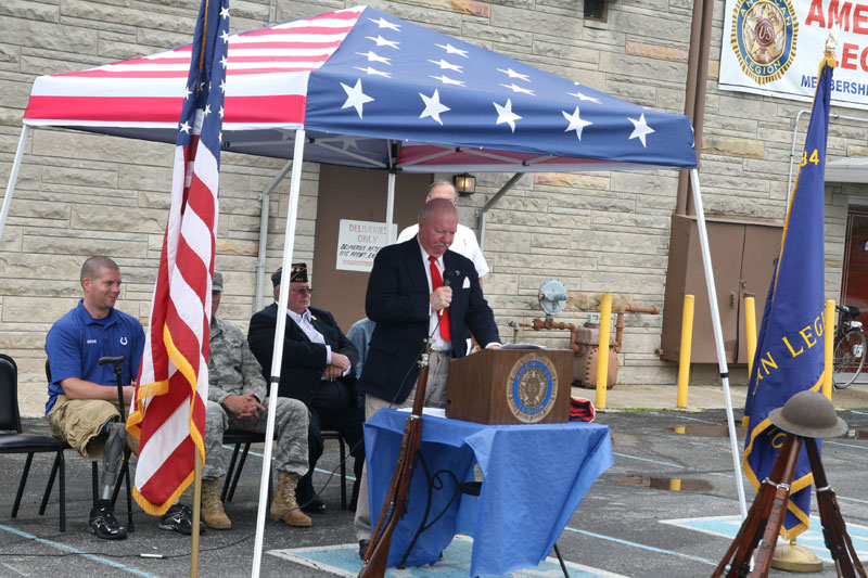 Random Rippling - Flag Day Retirement Ceremony