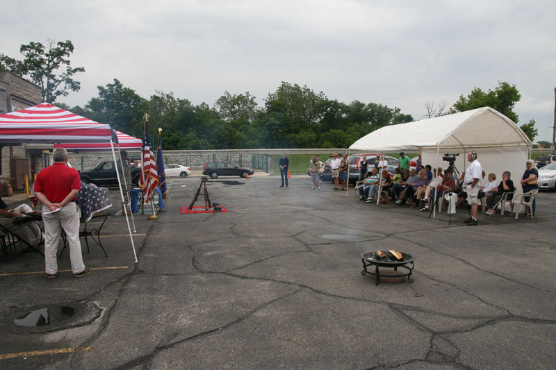 Random Rippling - Flag Day Retirement Ceremony