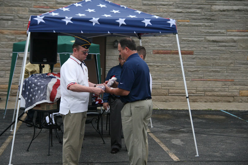 Random Rippling - Flag Day Retirement Ceremony