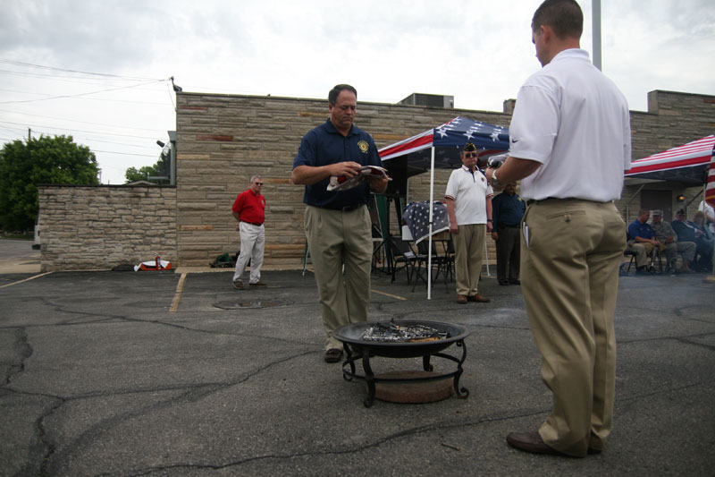 Random Rippling - Flag Day Retirement Ceremony