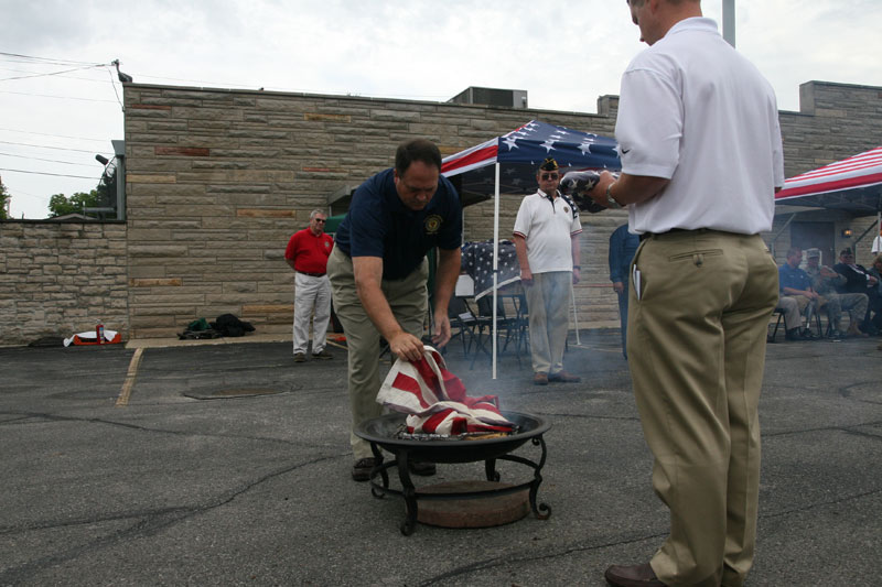 Random Rippling - Flag Day Retirement Ceremony