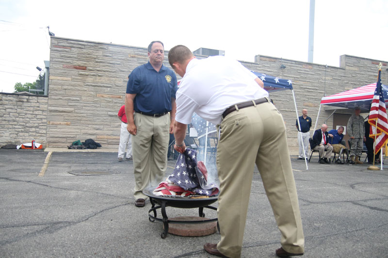 Random Rippling - Flag Day Retirement Ceremony