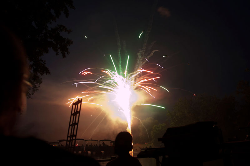 Random Rippling - 40th anniversary for Ravenswood fireworks 