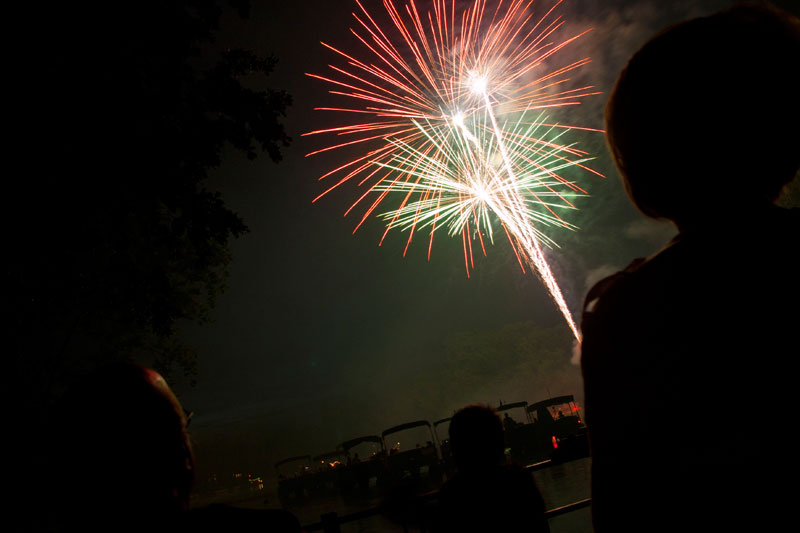 Random Rippling - 40th anniversary for Ravenswood fireworks 