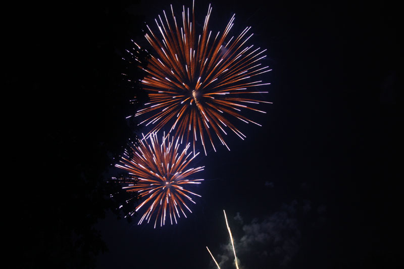 Random Rippling - 40th anniversary for Ravenswood fireworks 