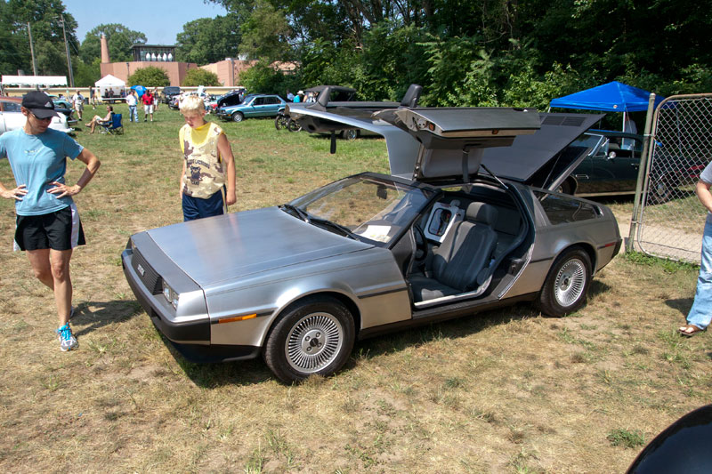 This DeLorean even had a flux capacitor!