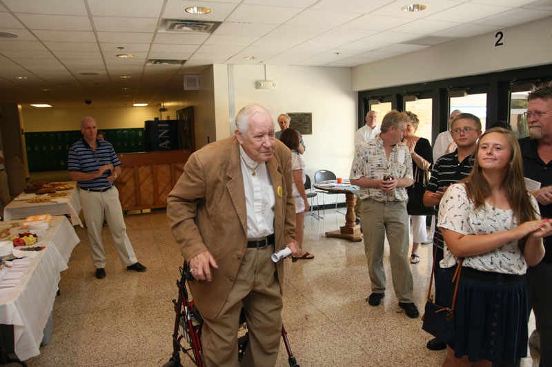 Gene Poston plaque unveiled at reception 