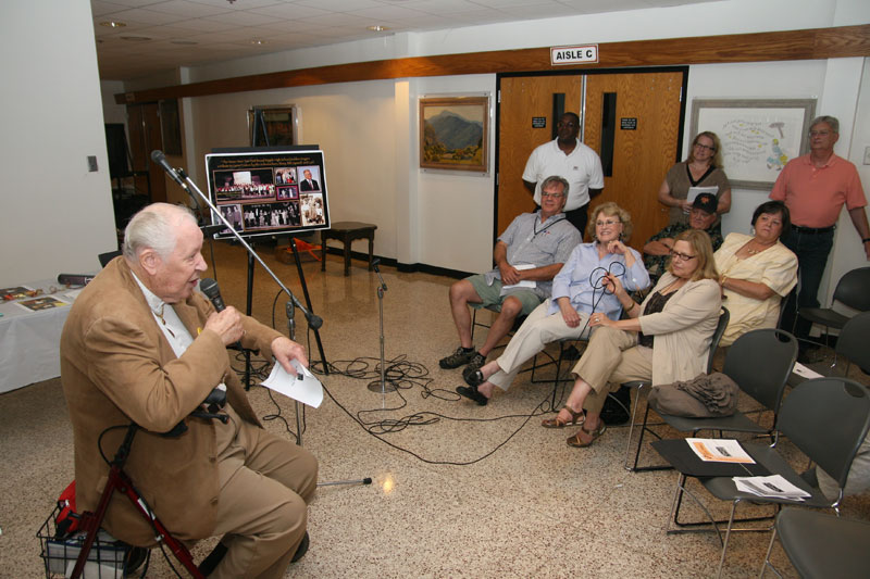 Gene Poston plaque unveiled at reception 