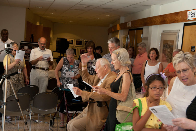 Gene Poston plaque unveiled at reception 