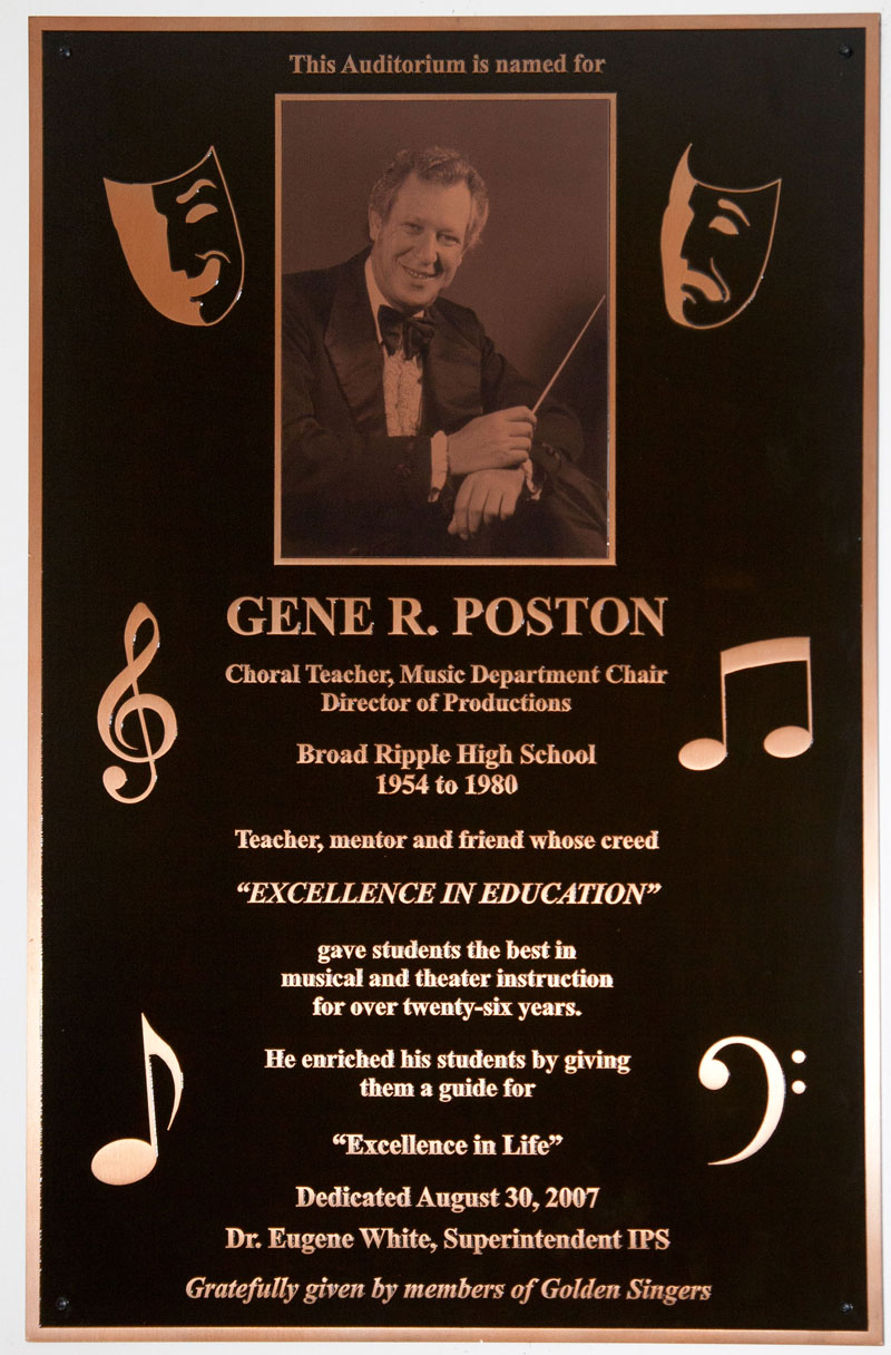 Gene Poston plaque unveiled at reception 