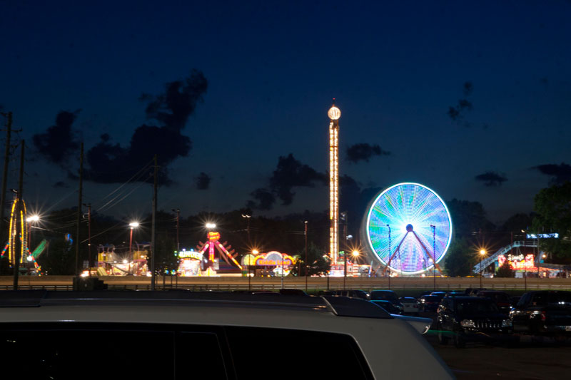 Nighttime at the Midway.