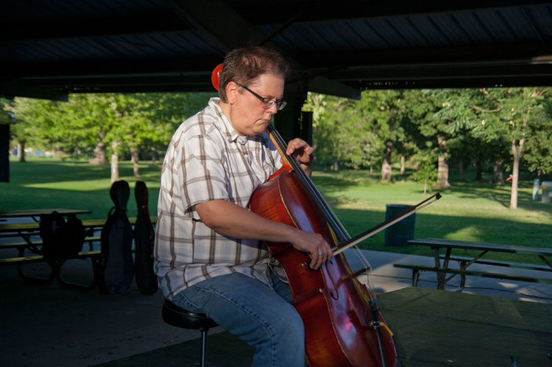 Random Rippling - A great night for music at Broad Ripple Park 