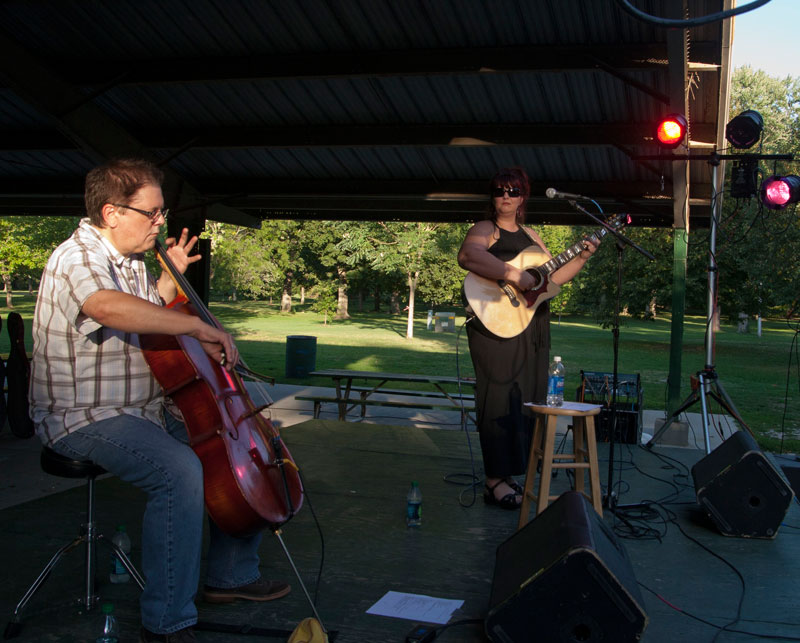 Random Rippling - A great night for music at Broad Ripple Park 