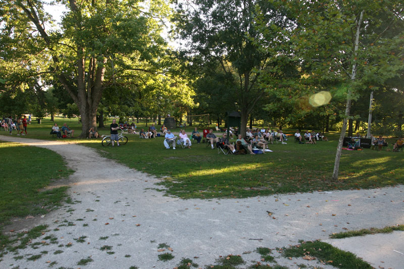 Random Rippling - A great night for music at Broad Ripple Park 