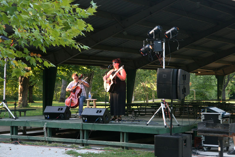 Random Rippling - A great night for music at Broad Ripple Park 