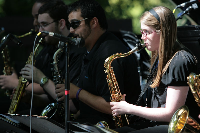 Perfect weather for 2011 Indy Jazz Fest - photos by Bob Schmidt 