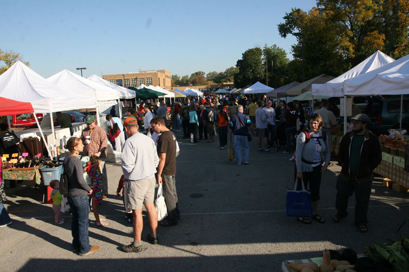 Saturday morning market Oct 8