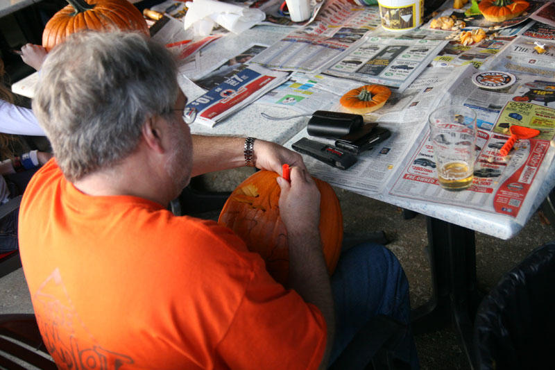 Random Rippling - Brewpub pumpkin carving