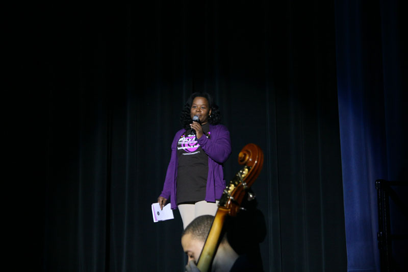 Random Rippling - Willy Wonka on the stage at Broad Ripple Magnet High School