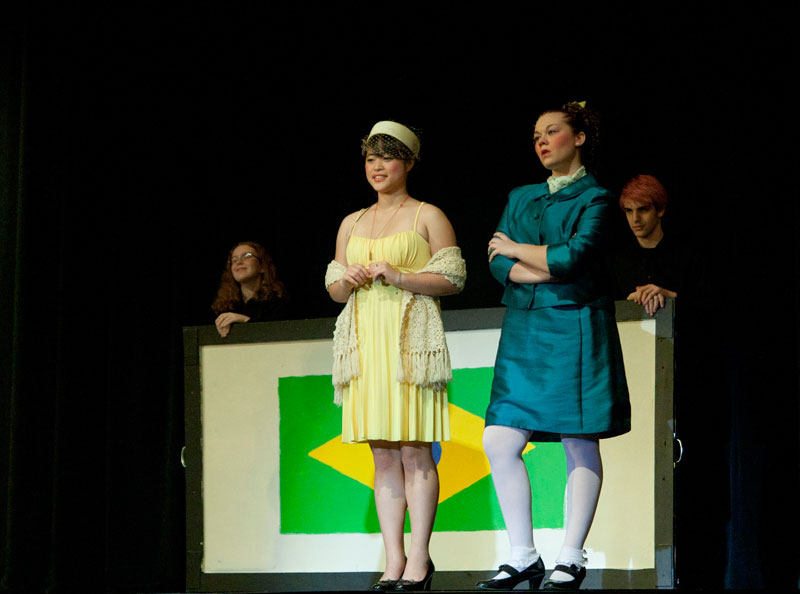 Random Rippling - Willy Wonka on the stage at Broad Ripple Magnet High School