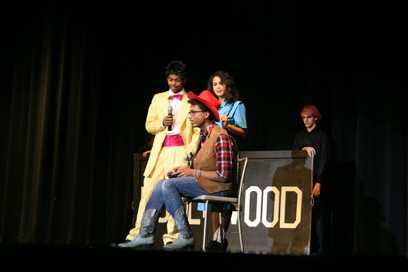 Random Rippling - Willy Wonka on the stage at Broad Ripple Magnet High School