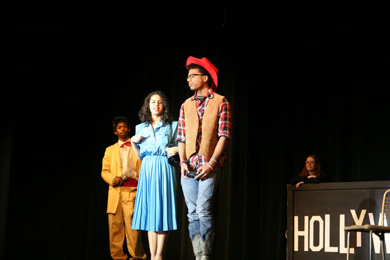 Random Rippling - Willy Wonka on the stage at Broad Ripple Magnet High School