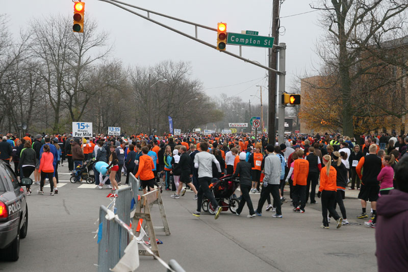 9th annual Drumstick Dash drew over 15000 participants on Thanksgiving morning