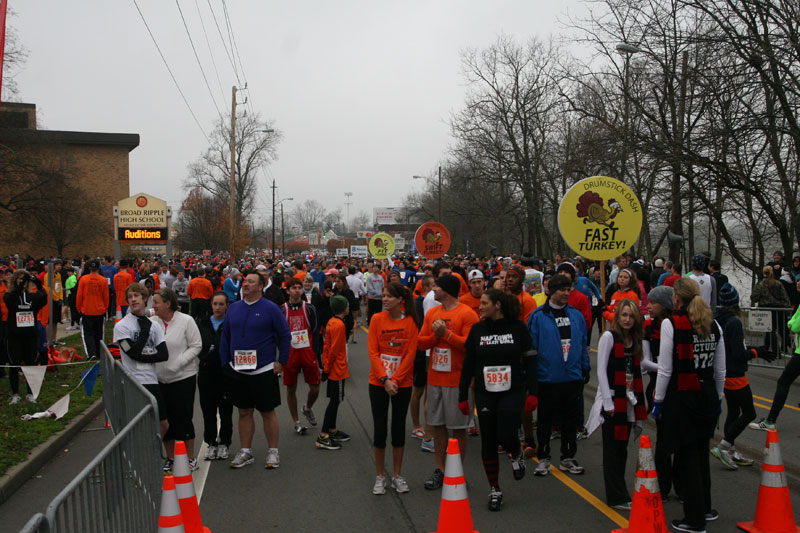 9th annual Drumstick Dash drew over 15000 participants on Thanksgiving morning