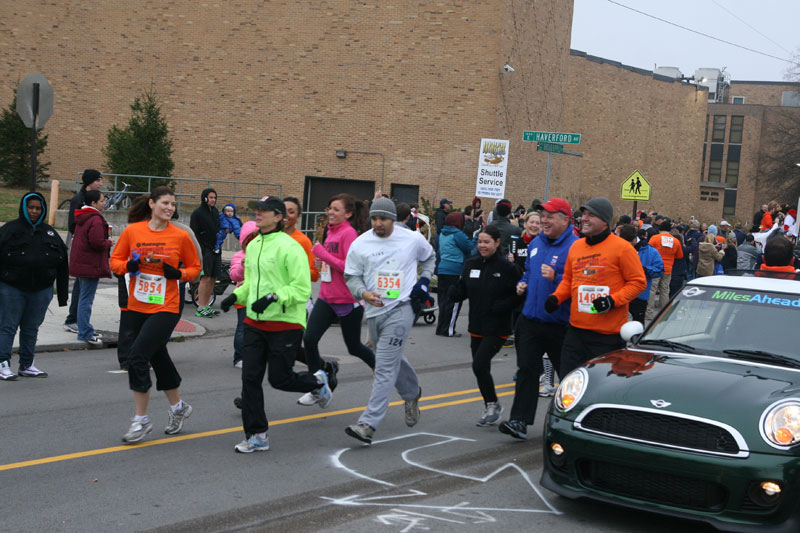 9th annual Drumstick Dash drew over 15000 participants on Thanksgiving morning