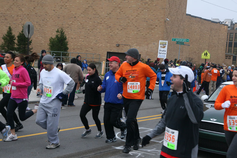 9th annual Drumstick Dash drew over 15000 participants on Thanksgiving morning