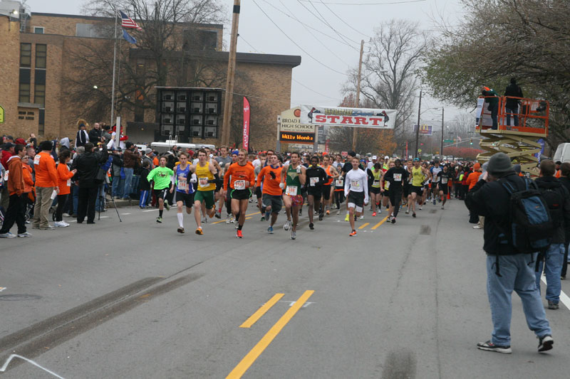 9th annual Drumstick Dash drew over 15000 participants on Thanksgiving morning