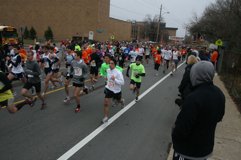 9th annual Drumstick Dash drew over 15000 participants on Thanksgiving morning