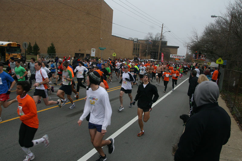 9th annual Drumstick Dash drew over 15000 participants on Thanksgiving morning