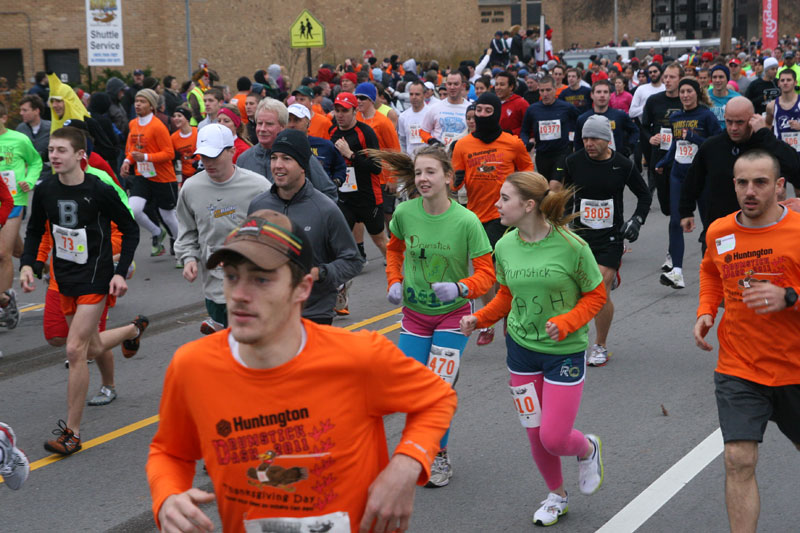 9th annual Drumstick Dash drew over 15000 participants on Thanksgiving morning