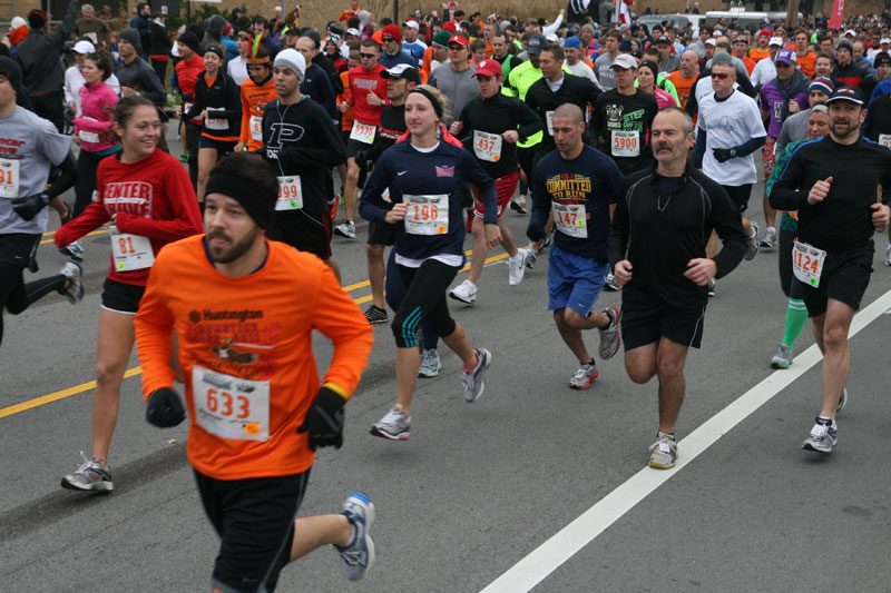 9th annual Drumstick Dash drew over 15000 participants on Thanksgiving morning