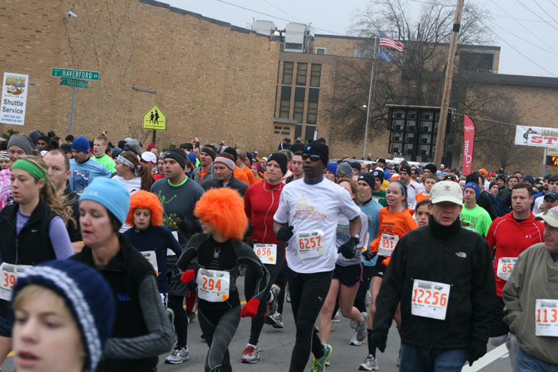 9th annual Drumstick Dash drew over 15000 participants on Thanksgiving morning