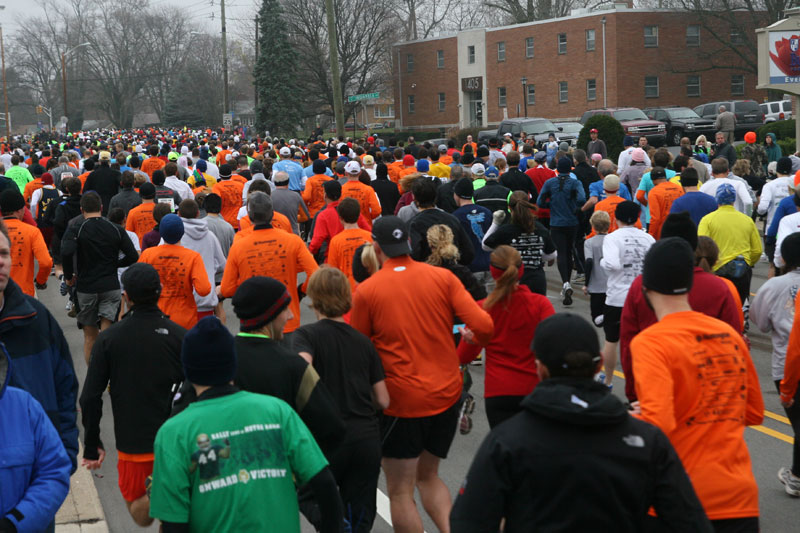 9th annual Drumstick Dash drew over 15000 participants on Thanksgiving morning