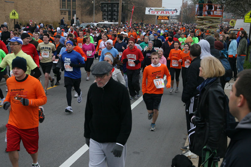 9th annual Drumstick Dash drew over 15000 participants on Thanksgiving morning