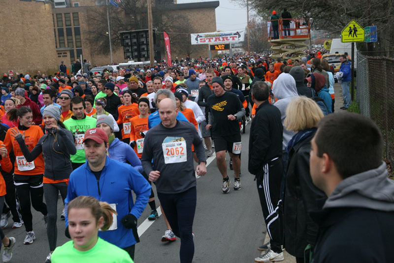 9th annual Drumstick Dash drew over 15000 participants on Thanksgiving morning