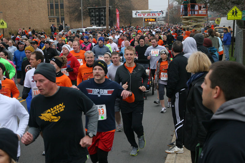 9th annual Drumstick Dash drew over 15000 participants on Thanksgiving morning