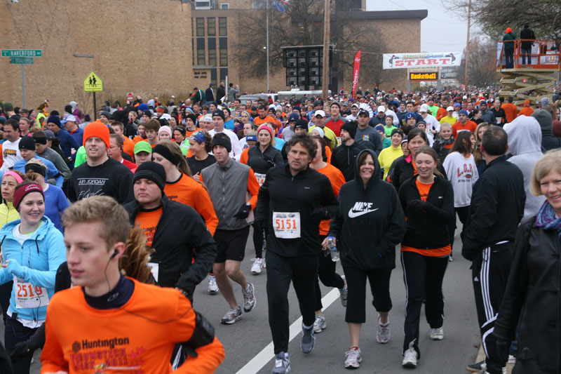 9th annual Drumstick Dash drew over 15000 participants on Thanksgiving morning