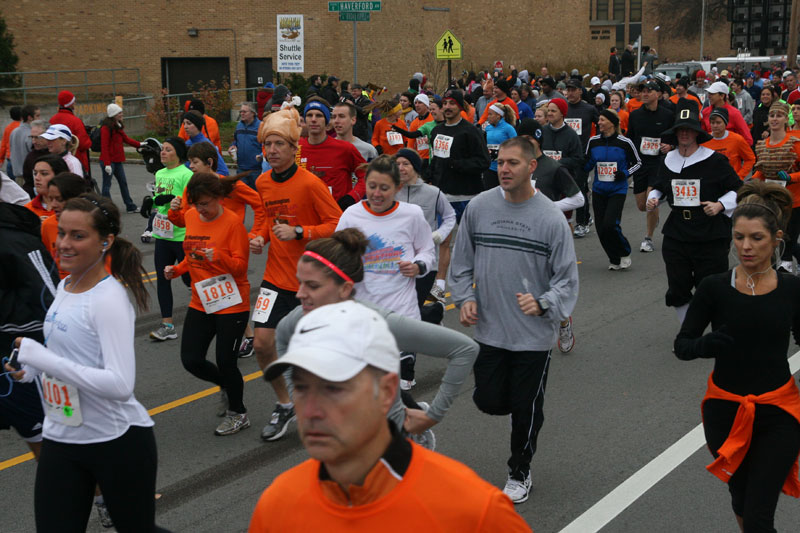 9th annual Drumstick Dash drew over 15000 participants on Thanksgiving morning