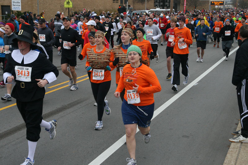 9th annual Drumstick Dash drew over 15000 participants on Thanksgiving morning