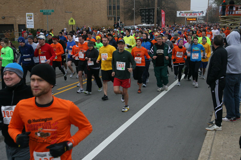 9th annual Drumstick Dash drew over 15000 participants on Thanksgiving morning