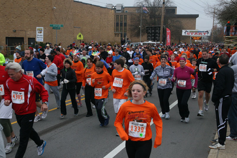 9th annual Drumstick Dash drew over 15000 participants on Thanksgiving morning