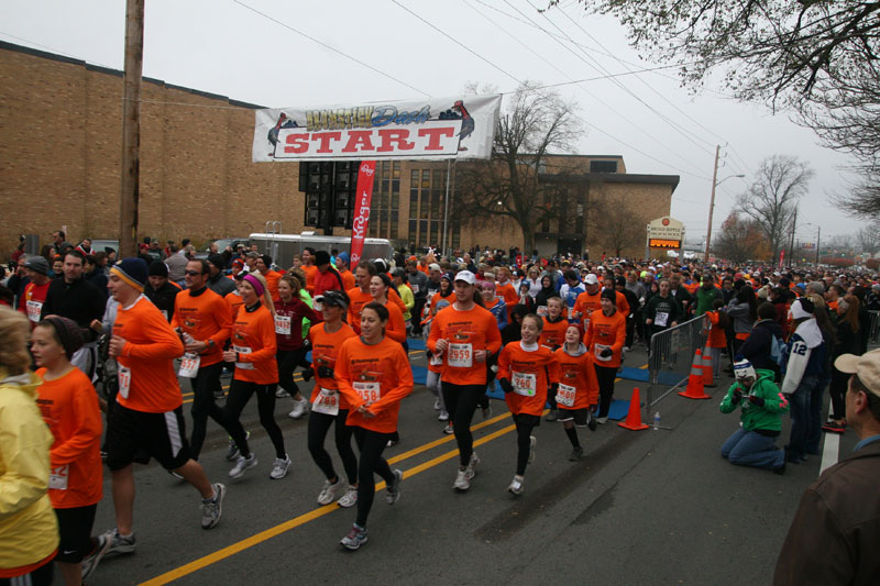 9th annual Drumstick Dash drew over 15000 participants on Thanksgiving morning