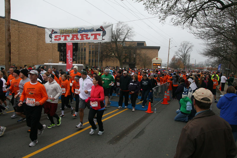 9th annual Drumstick Dash drew over 15000 participants on Thanksgiving morning