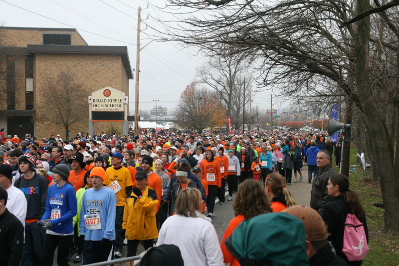 9th annual Drumstick Dash drew over 15000 participants on Thanksgiving morning