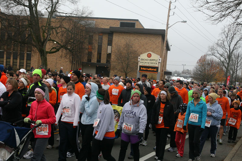 9th annual Drumstick Dash drew over 15000 participants on Thanksgiving morning